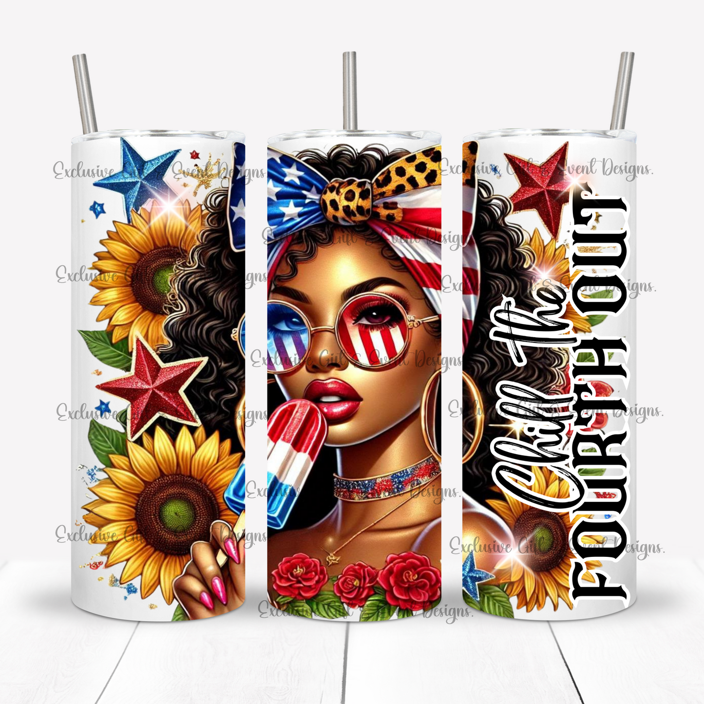 Chill The Fourth Out 20oz Tumbler