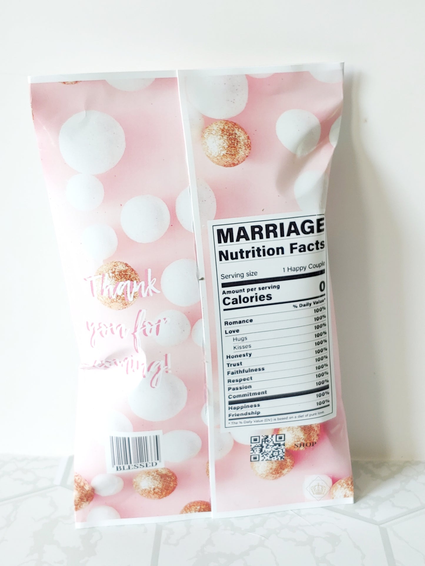 Bridal Shower Chip Bag Favors