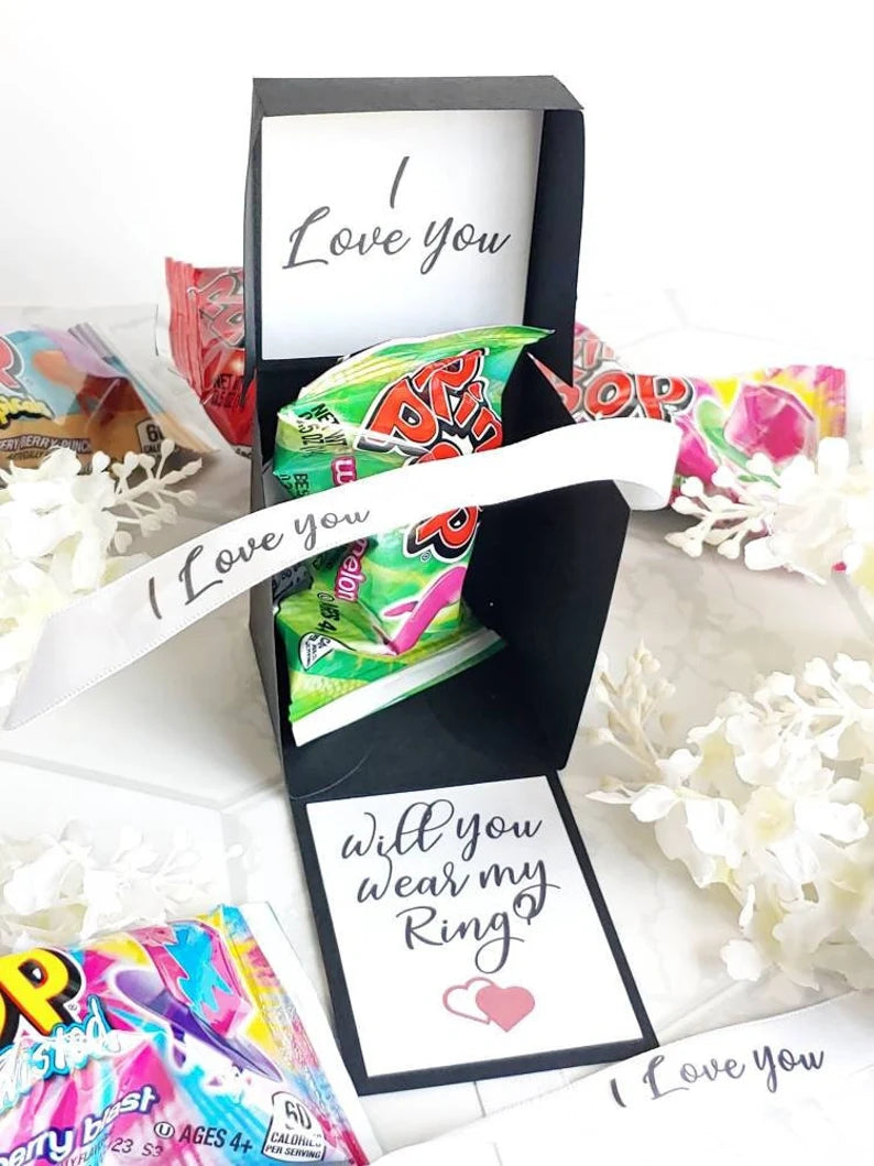 Ring Pop Engagement Proposal