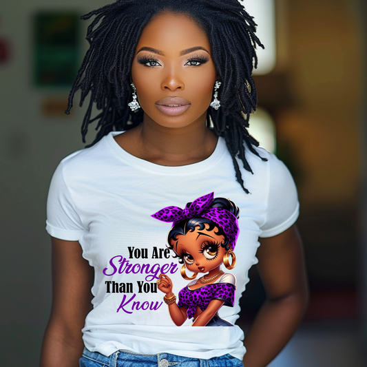 Women’s Empowerment T-Shirts
Motivational Apparel
Inspirational Clothing
You Are Stronger Graphic Tee
Stylish Women’s Casual Wear
