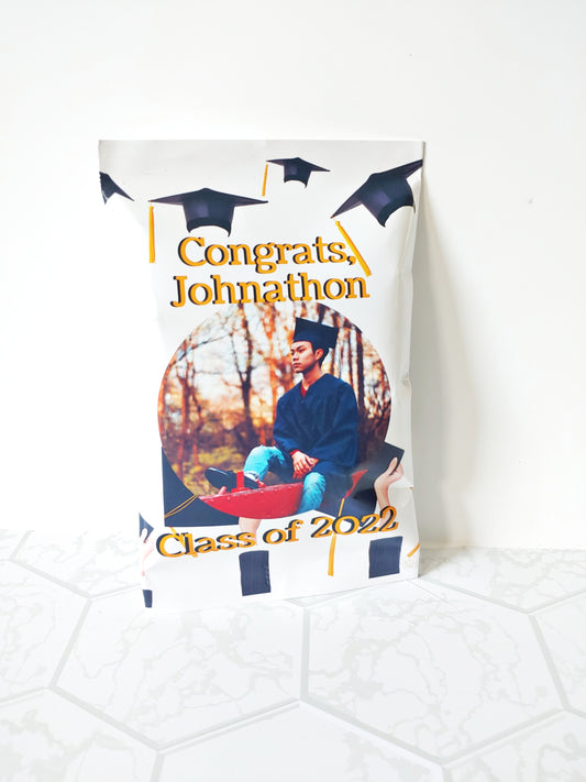 Graduation Chips | Chip bag favors | Class of 2022 chip bags | Custom grad chip bags | Custom Chip Bags | Grad chip bags