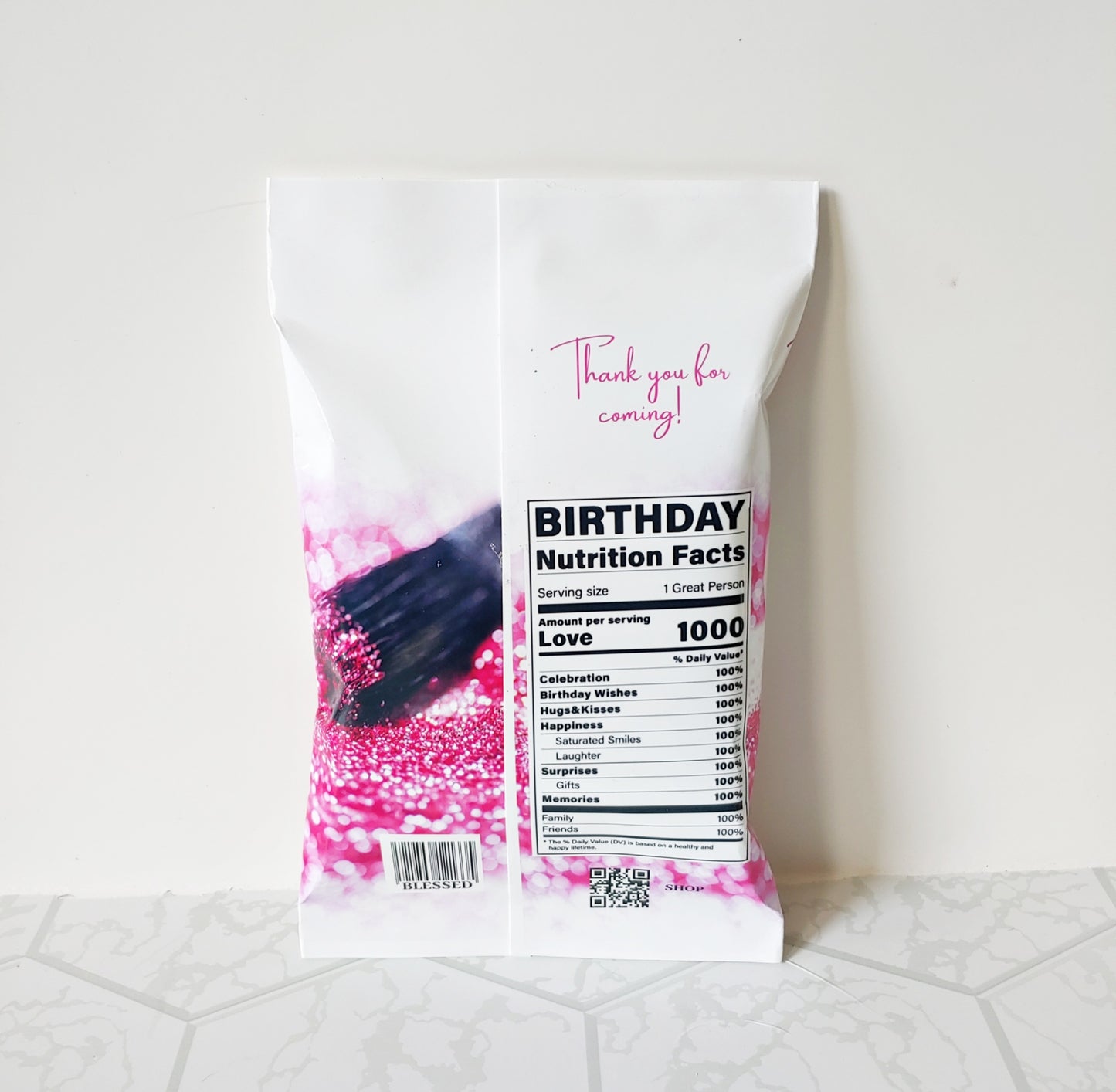 Happy Birthday Chip Bag Favors
