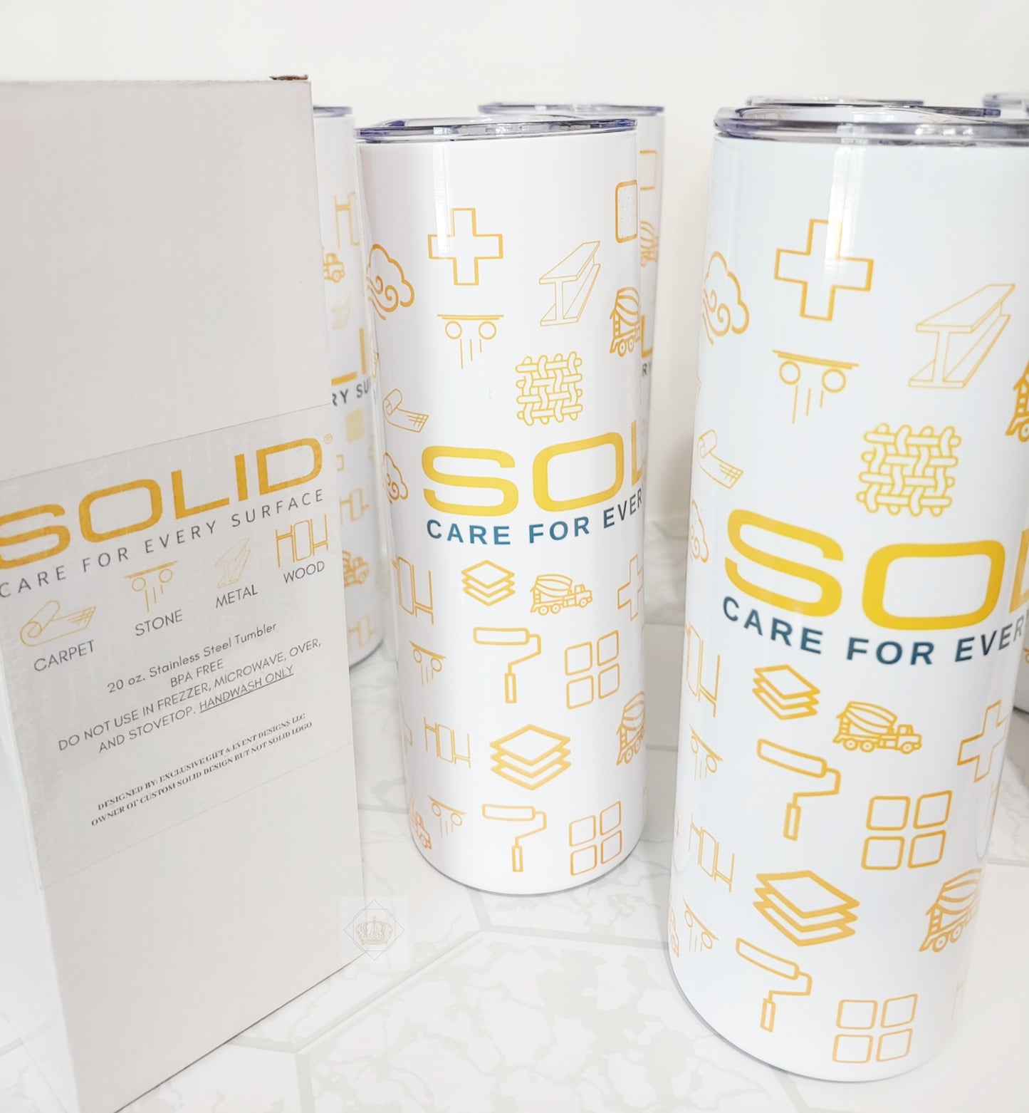 Custom 20 Oz Tumbler Set of 50-200