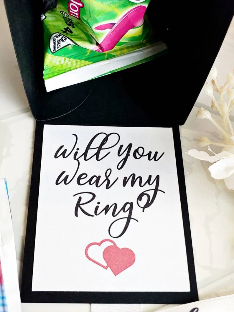 Ring Pop Engagement Proposal