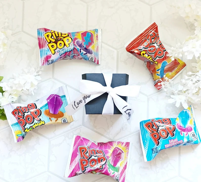 Ring Pop Engagement Proposal